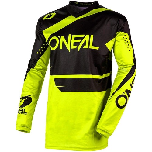 Oneal Element Racewear Jersey - Black/Yellow - S - SKU:ONE001002