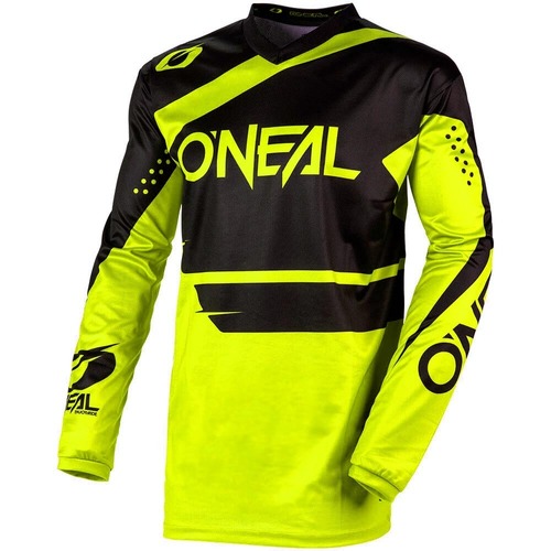 Oneal Element Racewear Black Yellow Jersey