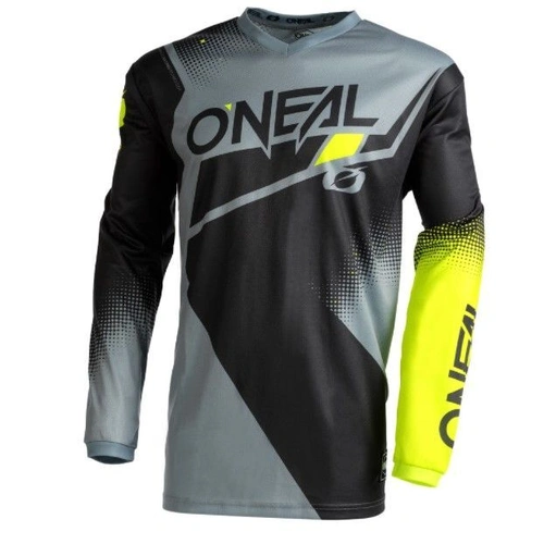 Oneal Element Racewear V.22 Black Grey Neon Yellow Jersey