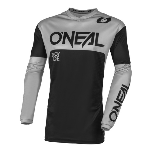 Oneal 2023 Element Racewear Black Grey Jersey - Black - Small - Adult  - SKU:ONE004102