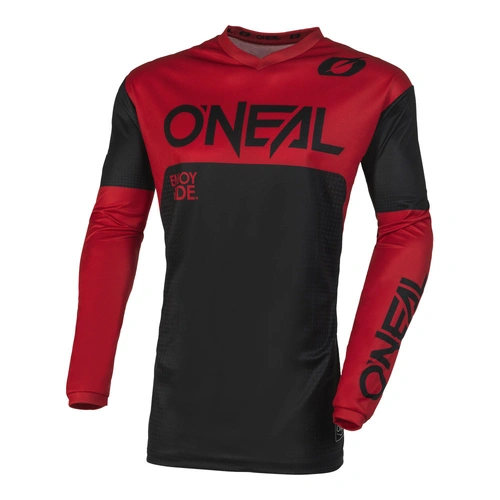 Oneal Element Racewear Black Red Jersey - Red - Small - Adult - SKU:ONE004122