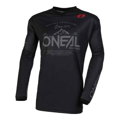 Oneal 2025 Element Dirt Jersey - Black/Grey - XL - SKU:ONE004605