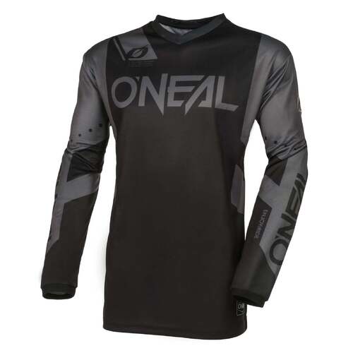 Oneal 24 Youth Element Racewear V.24 Jersey - Black/Grey - XS - SKU:ONE005141