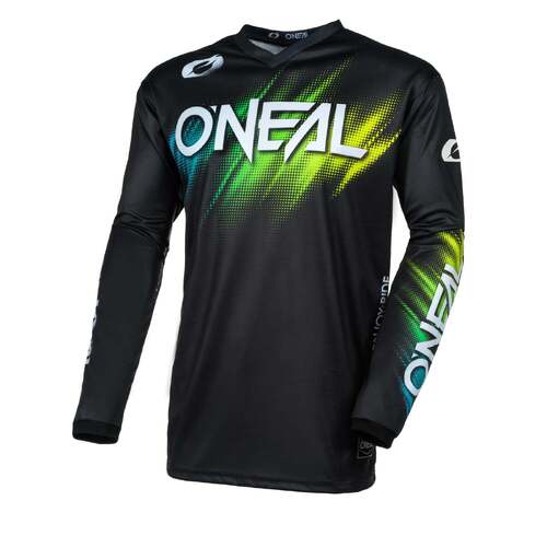 Oneal 24 Element Voltage V.24 Jersey - Black/Green - L - SKU:ONE005234