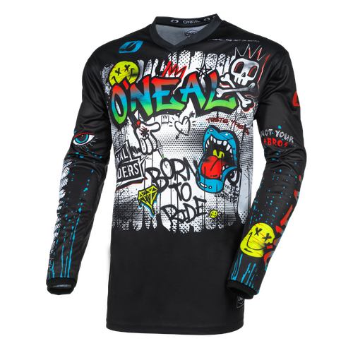 Oneal 24 Youth Element Rancid V.24 Jersey - Black/White - M - SKU:ONE005403