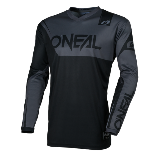 Oneal 2026 Element Youth Racewear V.26 MX Jersey - Black/Grey - XS - SKU:ONE007001