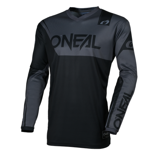Oneal 2026 Element Youth Racewear V.26 MX Jersey - Black/Grey - XS - SKU:ONE007001