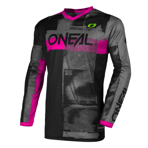 Oneal 2026 Element Womens Roller V.26 MX Jersey - Black/Pink - S - SKU:ONE007712