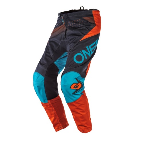 Oneal Element Factor Grey Orange Blue Pants - SKU:ONE0102240