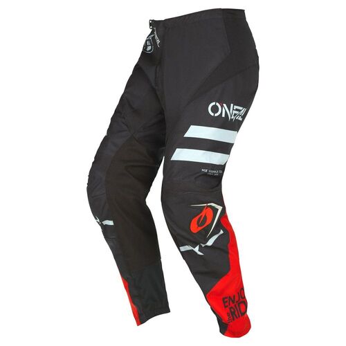 Oneal 2023 Youth Element Squadron Black Grey Pants - Unisex - 18 - Youth - Black/Grey - SKU:ONE0214018