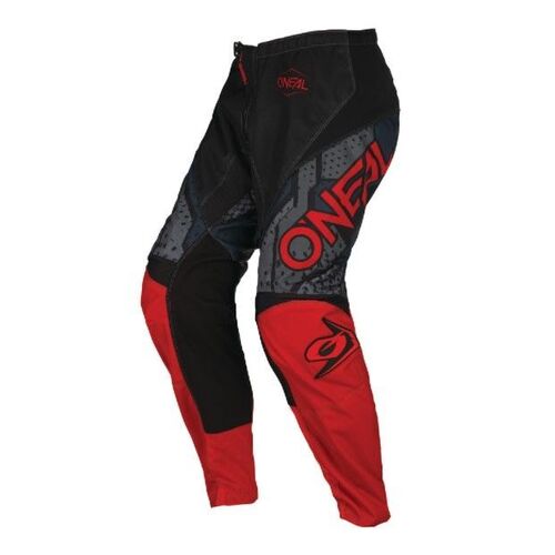 Oneal 2022 Youth Element Camo V.22 Black Red Pants - Unisex - 18 - Youth - Black/Red - SKU:ONE021518