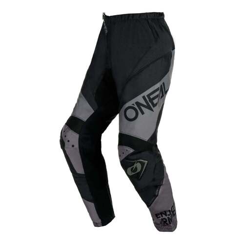 Oneal 24 Element Racewear V.24 Pants - Black/Grey - 32 - SKU:ONE0231532