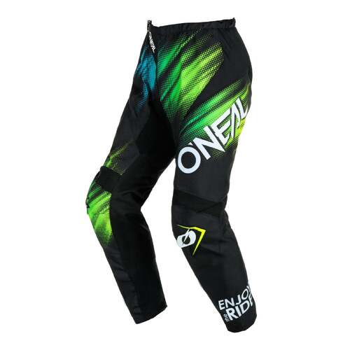 Oneal 24 Element Voltage V.24 Pants - Black/Green - 28 - SKU:ONE0232328