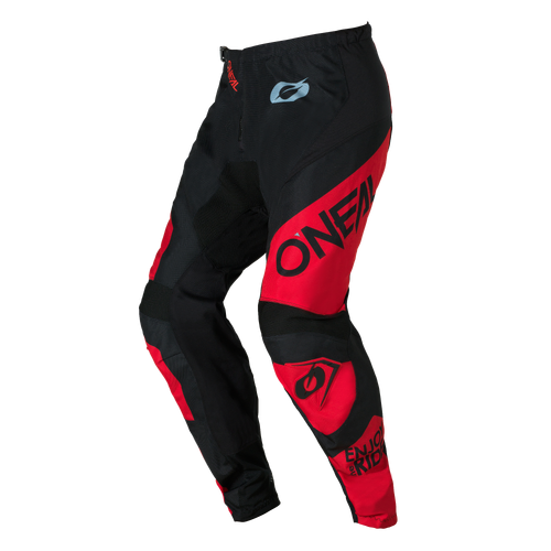 Oneal 2026 Element Racewear V.26 MX Pants - Black/Red - 30 - SKU:ONE0270430
