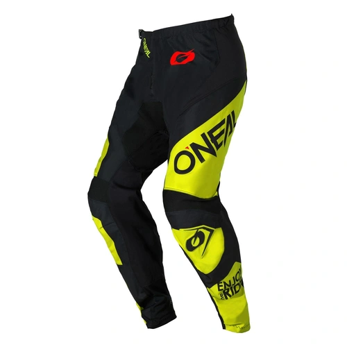 Oneal 2026 Element Racewear V.26 MX Pants - Black/Neon Yellow - 28 - SKU:ONE0270828