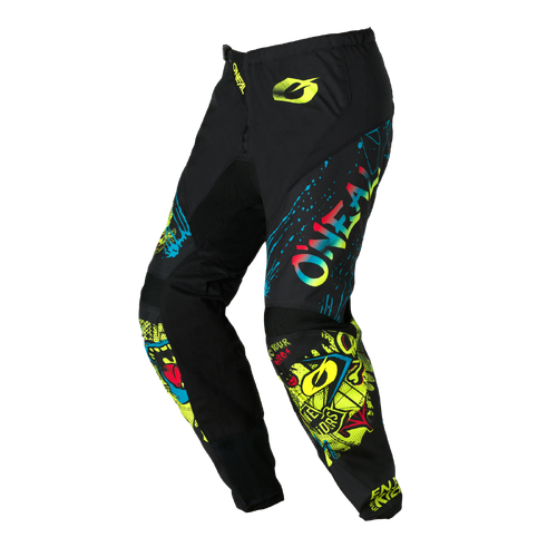 Oneal 2026 Element Youth Rancid V.26 MX Pants - Black/Neon Yellow - 20 - SKU:ONE0275020