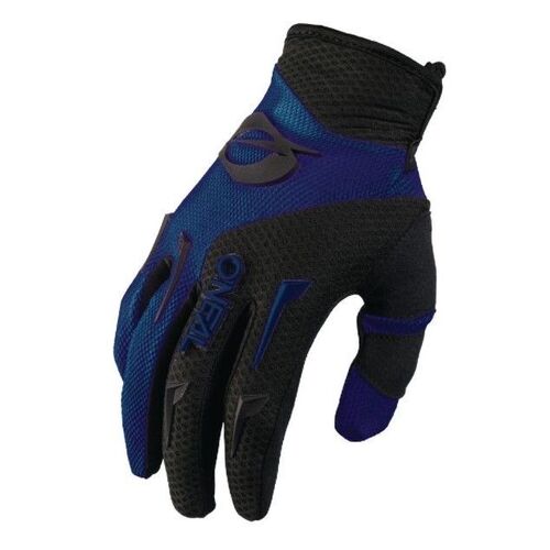 Oneal 2023 Youth Element Blue Black Gloves - Unisex - X-Small - Youth - Blue/Black - SKU:ONE031001