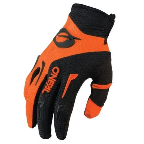 Oneal 2023 Youth Element Orange Black Gloves - Unisex - Medium - Youth - Orange/Black - SKU:ONE031505