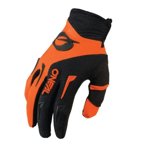 Oneal 2023 Element Orange Black Gloves - Unisex - Medium - Adult - Orange/Black - SKU:ONE031509