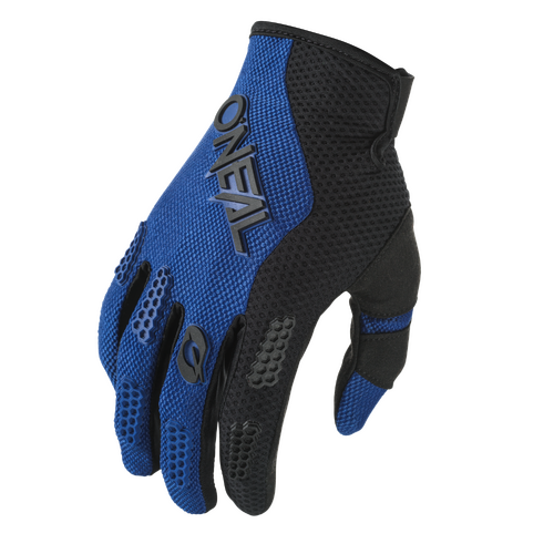 Oneal 24 Element Racewear V.24  Gloves - Black/Blue - M - SKU:ONE032009