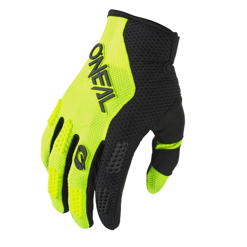 Oneal Element Racewear  Gloves - Black/Neon Yellow