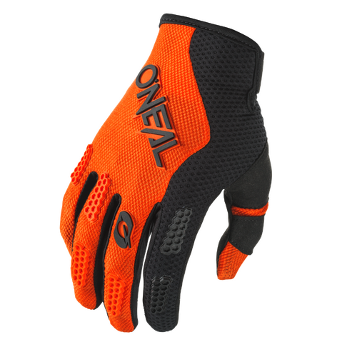 Oneal 24 Youth Element Racewear V.24  Gloves - Black/Orange - XS - SKU:ONE032501