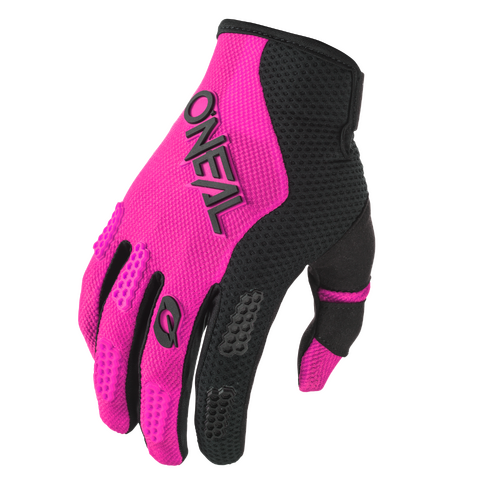 Oneal 24 Youth Girls Element Racewear V.24  Gloves - Black/Pink - S - SKU:ONE032711