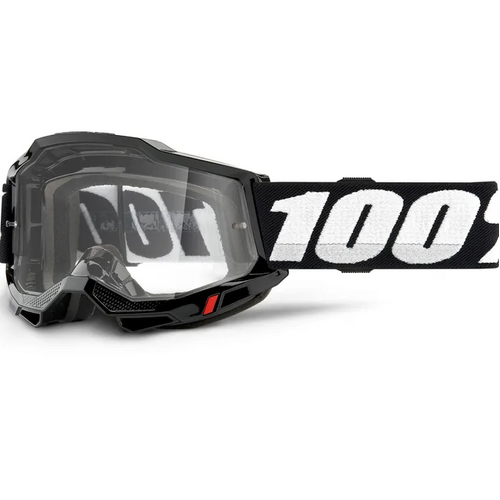 100% Accuri 2 OTG Black Clear Goggles - SKU:ONE5001800001
