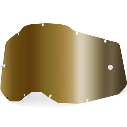 100% Mirror Lenses for Racecraft2, Accuri2 & Strata2 Goggles - SKU:ONE5100825001-P