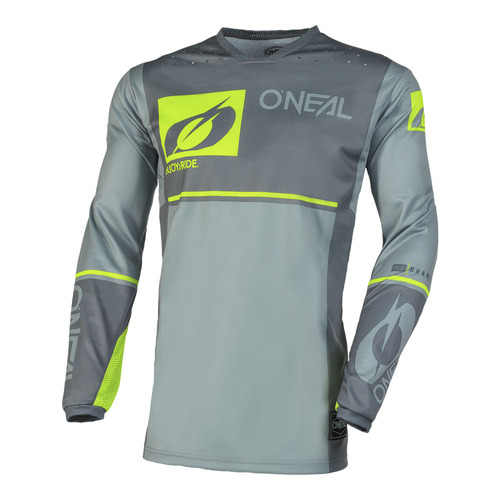 Oneal 2023 Hardwear Flow Grey Neon Yellow Jersey - SKU:ONH004202-p