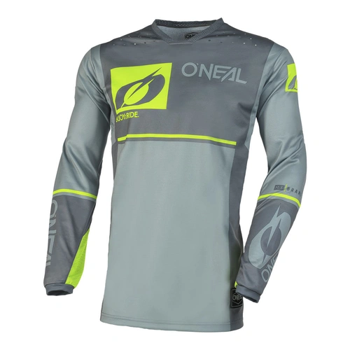 Oneal Hardwear Flow Jersey - Grey/Neon Yellow
