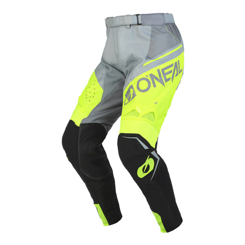 Oneal 2023 Hardwear Flow Grey Neon Yellow Pants - SKU:ONH022228-p