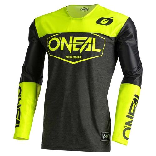 Oneal 24 Mayhem Hexx Jersey - Black/Yellow - 2XL - SKU:ONM003106