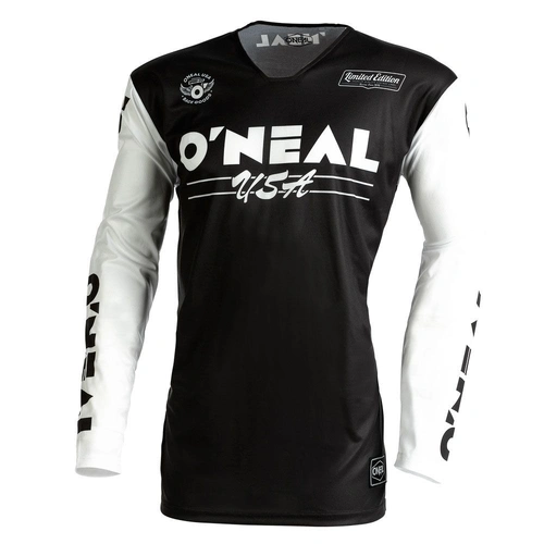 Oneal Mayhem Bullet Black White Jersey - Unisex - Small - Adult - Black/White - SKU:ONM003302
