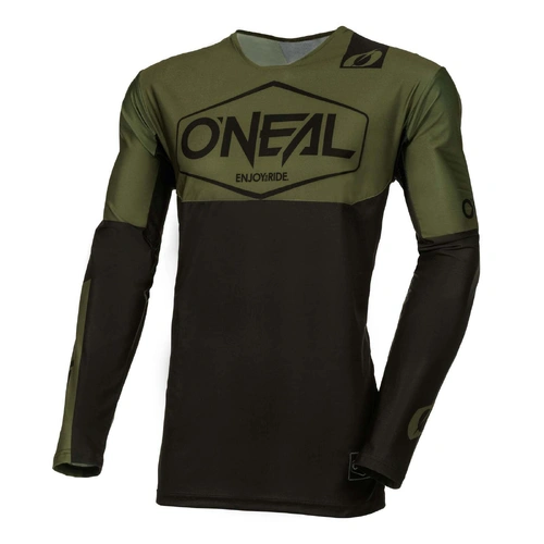Oneal 2025 Mayhem Hexx Jersey - Black/Green - S - SKU:ONM005132