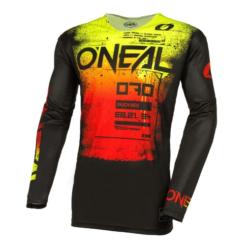 Oneal 2025 Mayhem Scarz Jersey - Black/Red - L - SKU:ONM005254