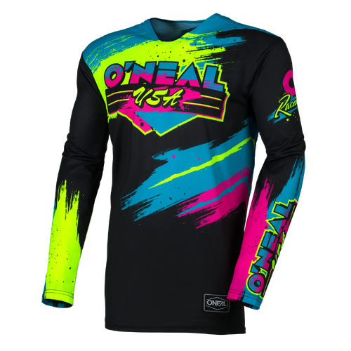 Oneal 2026 Mayhem Reseda V.26 MX Jersey - Black/Neon Yellow - L - SKU:ONM007214