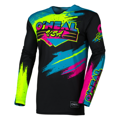 Oneal 2026 Mayhem Reseda V.26 MX Jersey - Black/Neon Yellow - S - SKU:ONM007212