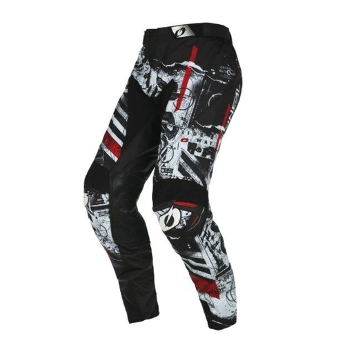 Oneal Mayhem Scarz V.22 Black White Pants - SKU:ONM021240