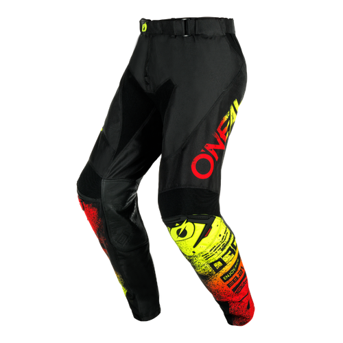 Oneal Youth Mayhem Scarz Pants - Black/Red - 22 - SKU:ONM0232422