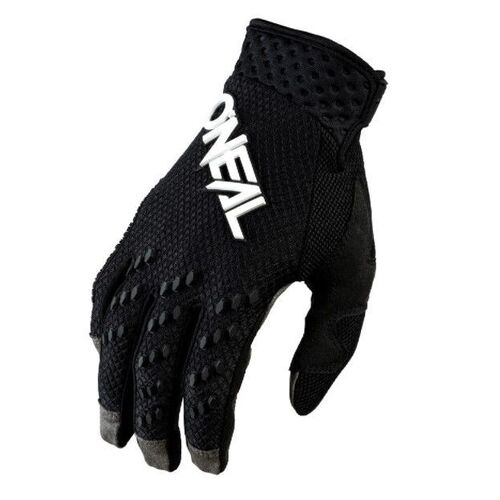 Oneal 2023 Prodigy Five One Black Grey Gloves - Unisex - Small - Adult - Black/Grey - SKU:ONP030108