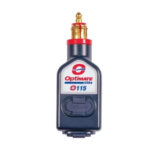 OptiMate Smart 3300mA Dual Output Usb Charger With Bike Plug [Din 180 Degree]