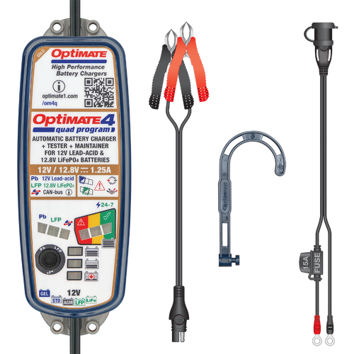 OptiMate 4 Quad Program Battery Charger