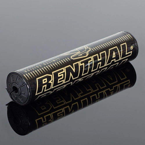 Renthal Limited Edition Hard Anodised SX 10" Bar Pad - Black/Hard Anodised - 10 Inch