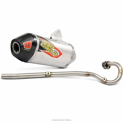 Pro Circuit T6 System for Honda CRF125F '13-18 (Carbon End Cap, Removable Spark Arrestor)