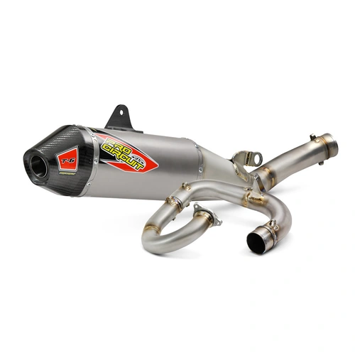 Pro Circuit T6 Pro System for Yamaha YZ450F '23-25, WR450F '24-25 (Carbon End Cap, Stainless Tubing, Titanium Silencer)