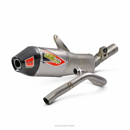 Pro Circuit Ti-6 Standard System for Honda CRF450R '12-26 (Carbon End Cap, Full Titanium System)