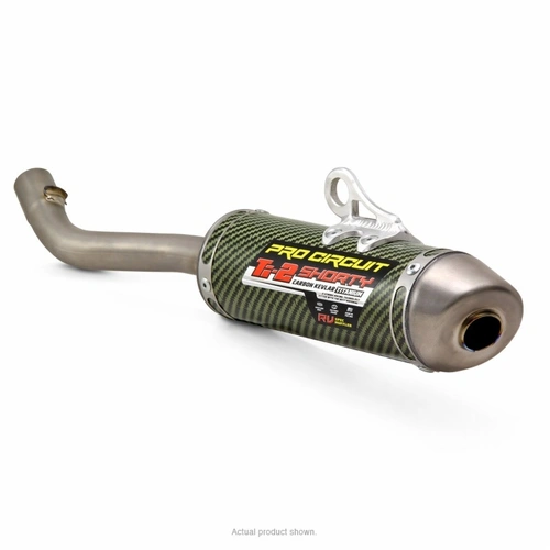 Pro Circuit Ti-2 Shorty Silencer for Yamaha YZ125 '22-26 (Carbon/Kevlar/Titanium)
