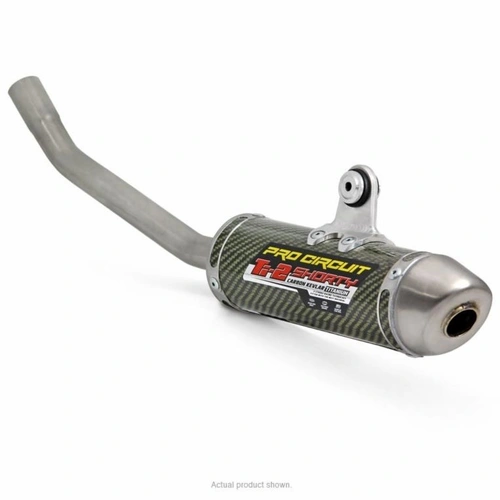 Pro Circuit 125Sx 150Sx 11-15 Ti-2 Shorty Silencer, Carbon / Kevlar / Titanium ( Tc125 14-15)