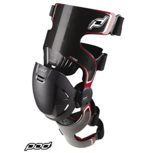 Pod K700 Knee Brace - Right - Black/Red